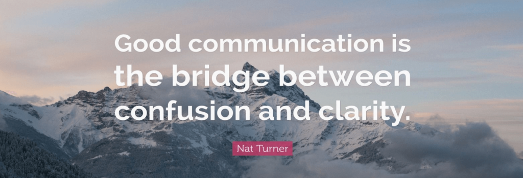 Komunikace je most